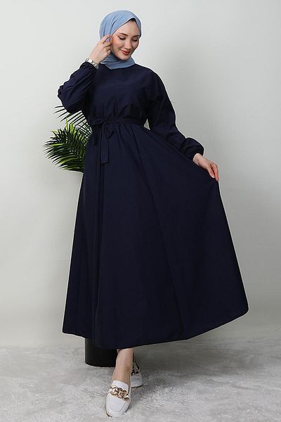 GİYZAMİLA Φόρεμα Navy Blue Mevlana Tricot