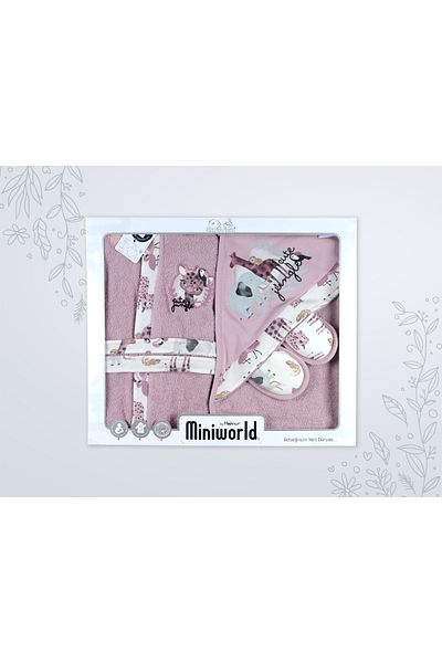 Miniworld Bathrobe Set Cute Jungle