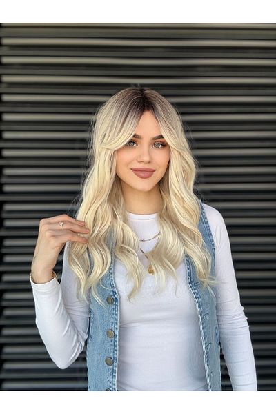 Fenomen Peruk Ombre Medium Length Ombre Vip Wig - New Season
