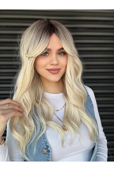 Fenomen Peruk Ombre Medium Length Ombre Vip Wig - New Season