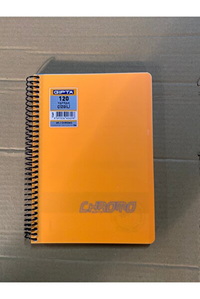 Gıpta Caiet cu copertă PP Cromo Spiral A5 - 120 coli cu rigle