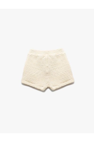Koton Pocket Detailed Lace-Up Waist Cotton Blend Shorts