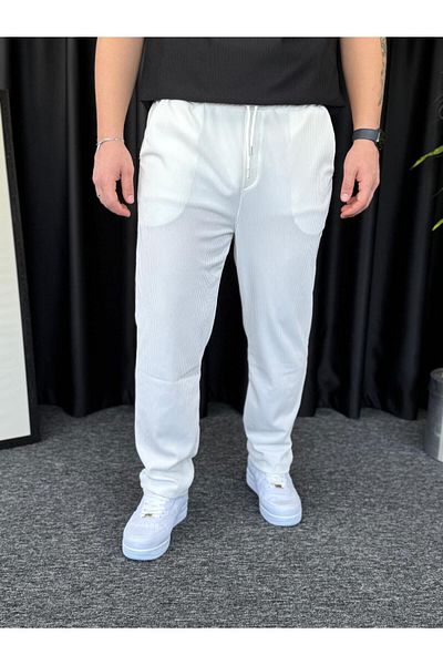 Altamira Men's White Ottoman Sweatpants