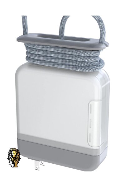 ucuzmi Apple Uyumlu İMac 143w Şarj Adaptörü için Seyahat Kablosu Düzenleyici ve Adaptör Koruyucu Kılıfı