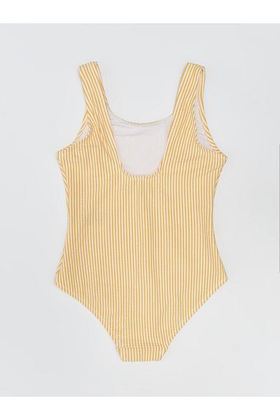 DEEP BEACH Striped Girl's Swimsuit