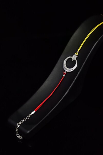 Papatya Silver 925 Ayar Gümüş Rodyum Kaplama Sarı Kırmızı ,Taraftar Tek Sıra ...