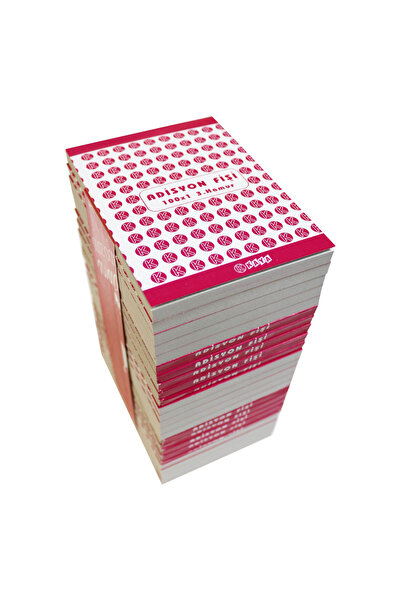 Kaya Ofset Matbaacılık Adisyon Sipariş Fişi 10x14 Cm Tek Nüsha Seri Nolu (CEP BOY) 25 Adet / Cilt