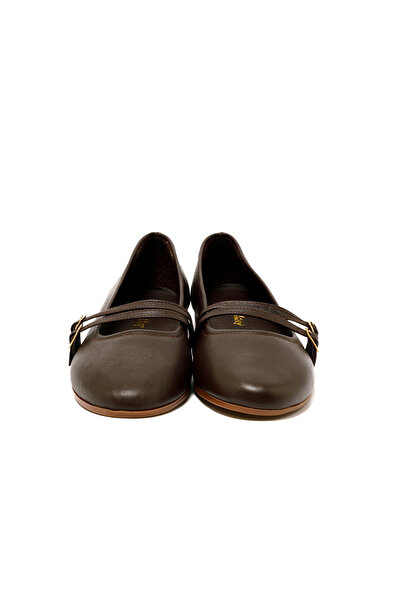 John May Women / Girls Ballerinas Rc-25Y-167-D-1982 John May Brown