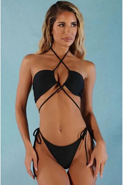 DEEP BEACH Δέσιμο Λεπτομερές Σετ μπικίνι Db 200780 bt