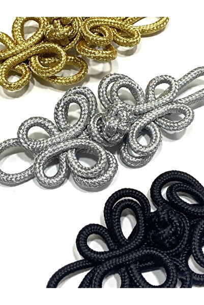 karantuhafiye Διαθέτει ιαπωνικά και κινέζικα κουμπιά - Μεσαίου μεγέθους - Μαύρο