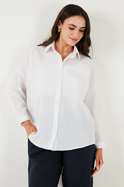Lela Cămașă cu croială obișnuită din amestec de bumbac 6772418