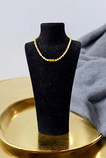 La'Vanti Designs Gümüş Doğal Kaya Damla Bebek Kehribar  Kolye Ağrı Diş Nazar Sağlık  Kolyesi..