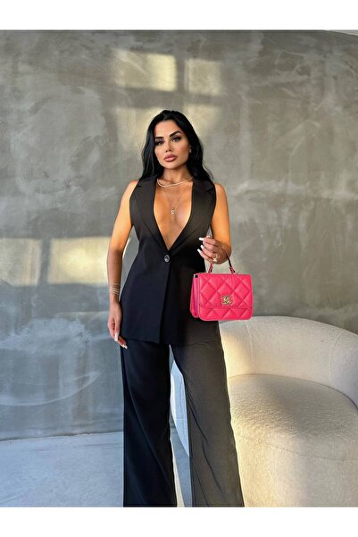 Sobe Design Vest with Side Buckle Detail