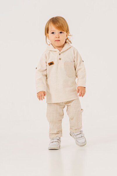 TİJK Baby Boy Linen Shirt Pants 2 Piece Set