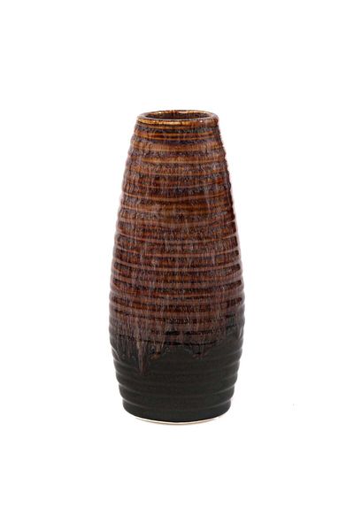 Ella Home Italia Vaza Dar, Ceramica, Maro, 21cm