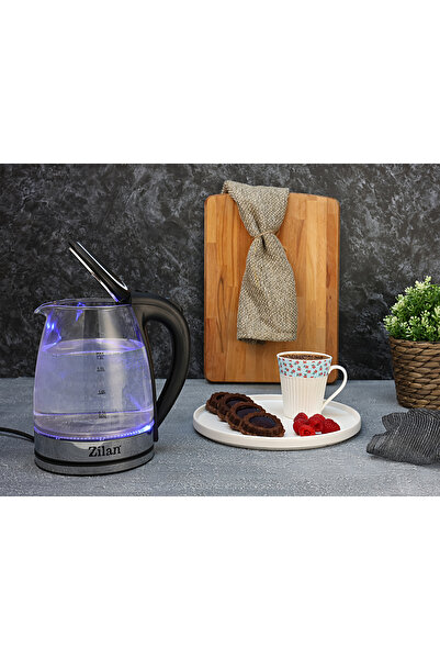 Zilan Ηλεκτρικός βραστήρας ZLN8115, ισχύς 1800 W, χωρητικότητα 1,8 λίτρα, διαφανής