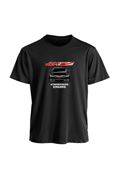 JDM Καλοκαιρινό βαμβακερό μπλουζάκι για άνδρες, 100% βαμβάκι JDM Civic Atmosp...