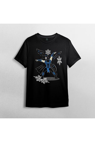 Pixxa Μπλουζάκι Unisex Mortal Kombat Sub-Zero Crew Neck