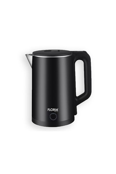 Floria Fierbator electric Floria ZLN4919 Negru, putere 1500W, capacitate 2 L, indicator luminos