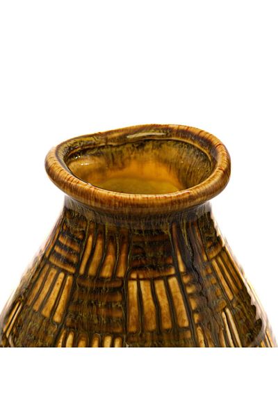 Ella Home Italia Vaza Sty, Ceramica, Maro, 19cm