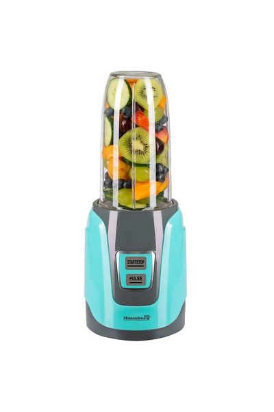Hausberg Blender Hausberg HB-7675BL Bleu ,Putere 1000W, Capacitate 1000ml, motor de cupru