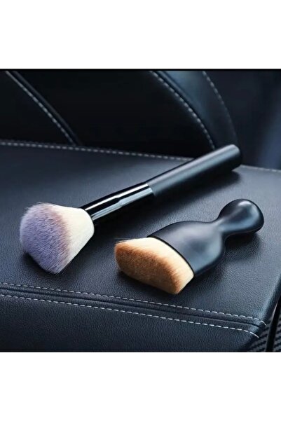 Home 2-Piece Car Cleaning Brush Set – Detailing Soft Bristles, Cleaner
