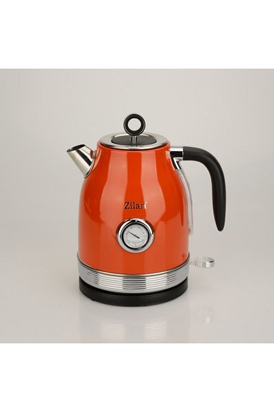 Zilan Fierbator RETRO Zilan ZLN7033 Rosu, Capacitate 1.7 Litri, Putere 2200W, Rotire 360