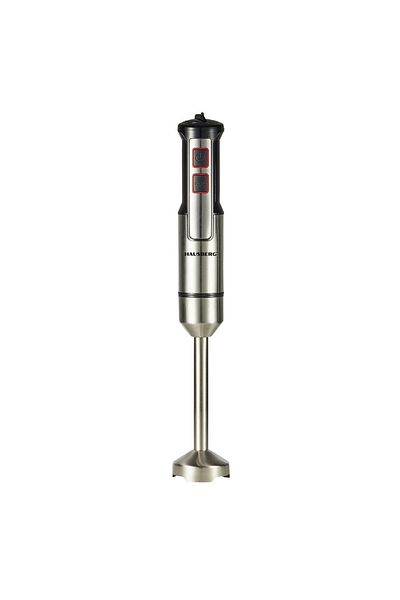 Hausberg Blender de mana HB-7668NG, 1000 W, 2 viteze, lama din otel inoxidabil, motor cupru, Negru-Inox