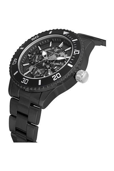 DAVID GUNER Dg-8851Ga-G2, Black Color, Working Function Men's Wristwatch.
