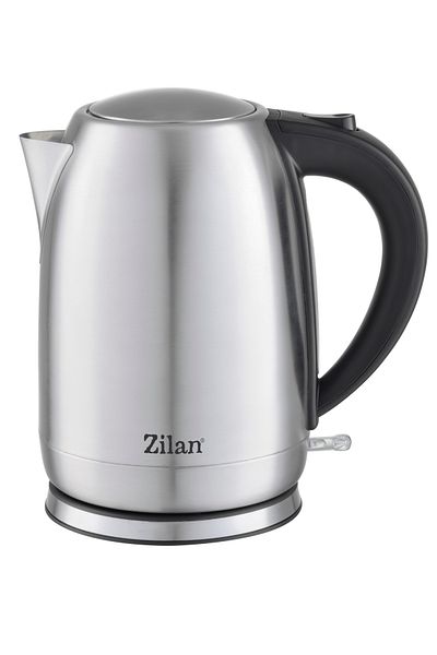 Zilan Electric kettle Zilan ZLN-1680 Wasserkocher made of stainless steel, power 2200 W, capacity 1.7 L, Black