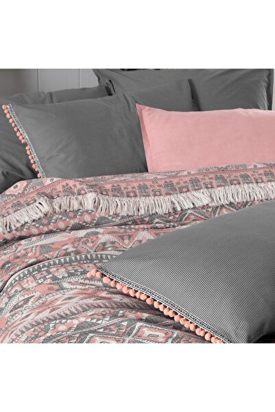 Sarev Allen Salmon Double 100% Cotton Yarn Dyed Pique Set