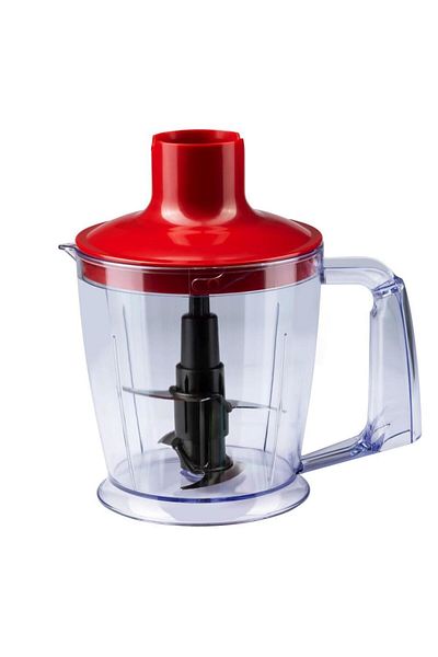 Hausberg Blender de mana profesional, HB-7700RS, 4 in 1, Cana 1000ml, Tel, Tocator, putere 1000 w, Rosu