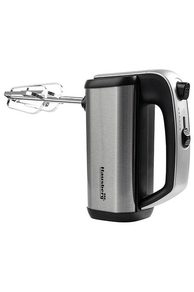 Hausberg Mixer de Mana HAUSBERG HB-4201NG, 5 viteze, Motor din cupru, 250W-400W, Carcasa Inox, Negru