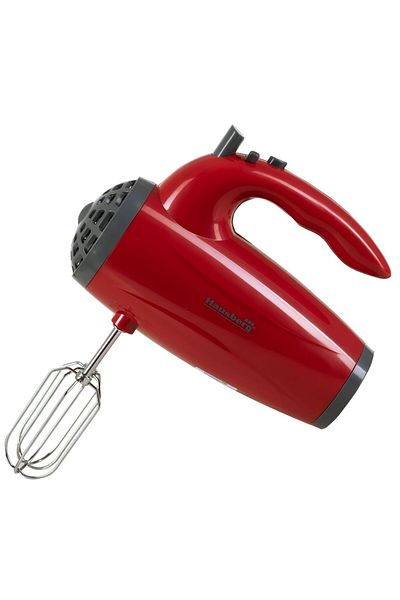 Hausberg Mixer de mana Hausberg HB-4119RS, 5 viteze, putere 300W, motor de cupru, Rosu