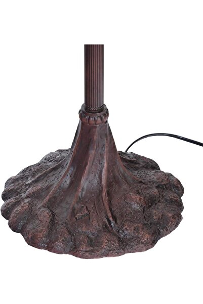 BIEYE Akçaağaç Yaprakları Vitray Zemin Lambası