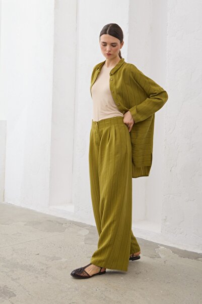 QANU Modal Trousers Oil Green