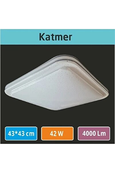 ERBAY 43x43 Katmer Kapak Sıva Üstü Led Armatür Dekaratif Tavan Armatür 42w