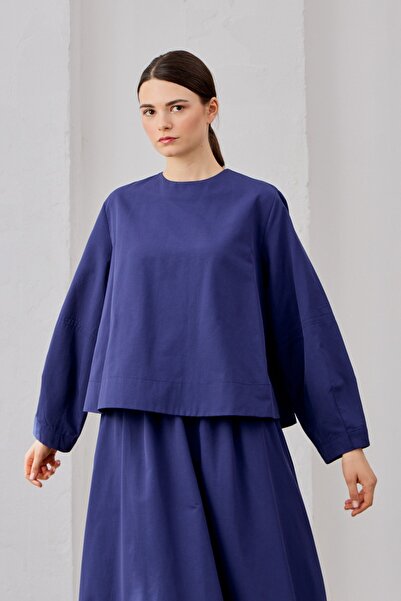 QANU Leon Skirt Suit Navy Blue