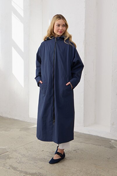 QANU Violetta Yağmurluk Lacivert