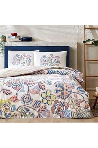 NETWORK ART Taç Cecilia Duvet Cover Set Turquoise Double