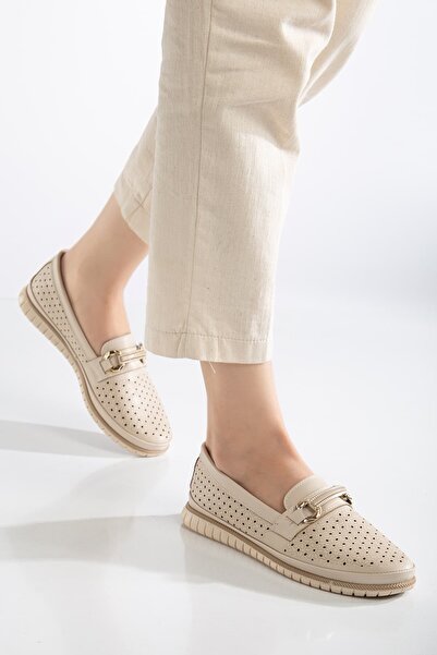 HMS moda Buy One Size Large Daisy Patterned Classic Loafer Daily Ballet Flats