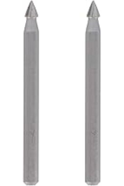 Mu Art Ahşap Dremel 118 Smallest Triangular Tip High Speed Cutter, 3.2 Mm, 2 Pcs