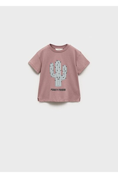 MANGO Baby Tricou din bumbac cu model