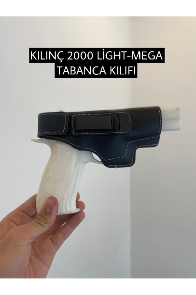 Erol Kılınç 2000 Light Mega Beyaz Dikiş Siyah Ucu Açık İç Taşıma Kılıfı