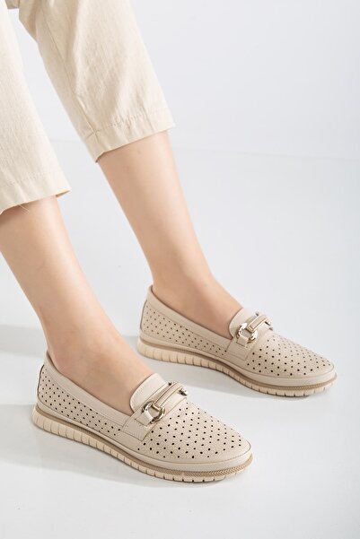 HMS moda Buy One Size Large Daisy Patterned Classic Loafer Daily Ballet Flats