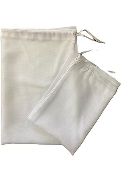 Beyazıt Tekstil Yogurt-Cheese-Milk Straining Bag Mouth Part Drawstring Two Pieces 35X50 and 50X75 Single Size