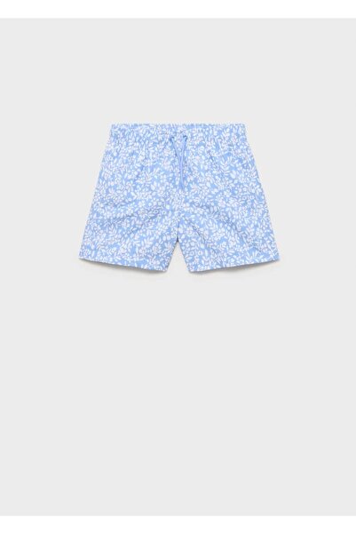 MANGO Kids Badeshorts mit Blumenmuster