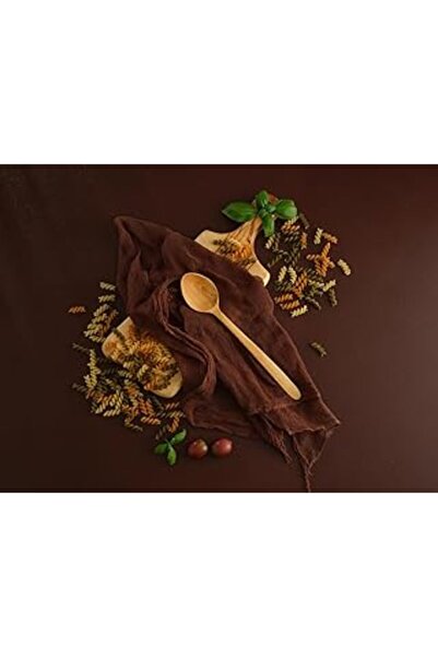 SH TICARET ملعقة خشب البقس من سلسلة أولو الخشبية المصنوعة يدويًا مقاس 25 سم