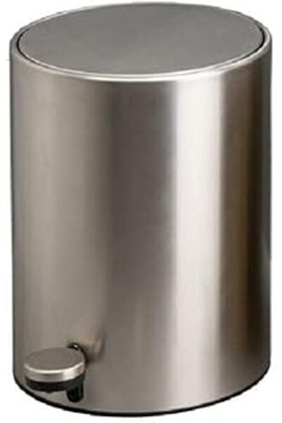 Genel Markalar Pedallı Saten Çöp Kovası 3 Lt Saten Renk 265X203X203 Mm