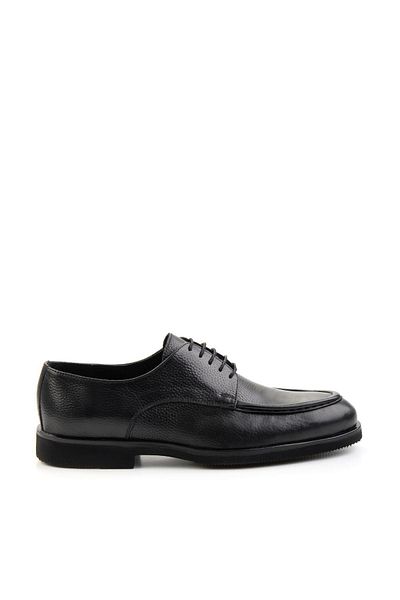 Bambi Black Leather Men's Classic Shoes E01755120340